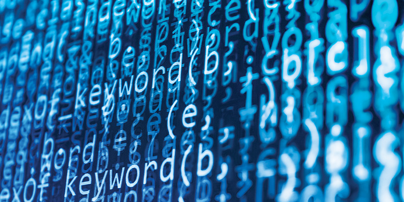 blue and white image of the text "keyboard"
